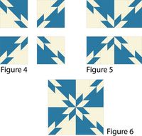 Hunter's Star Quilt Pattern Assembly