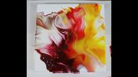 (255) Chakra Colors, Dutch Pour Fluid Art Technique - YouTube