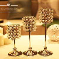 Modernist Crystal Candle Holder #candleholders #homedecoraccessories #homedecorideas #livingroomdecor #onlineshopping #shoppingonline #shopping #homedecorideasforcheap