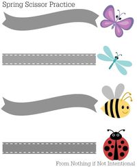 Scissor Practice for Preschool (Fun ideas with free printables)