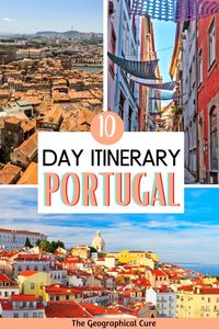 Planning a trip to Portugal? Here’s the perfect 10 days In Portugal itinerary. This Portugal itinerary takes you to the best and most beautiful towns and cities in Portugal. You'll discover all the top attractions and best things to do and see in Portugal. You’ll have three bases: Lisbon (4 nights), Coimbra (2 nights), and Porto (4 nights). I give you tips on where to stay for each city. This Portugal itinerary starts in Lisbon and ends in Porto, but you easily could reverse the order.