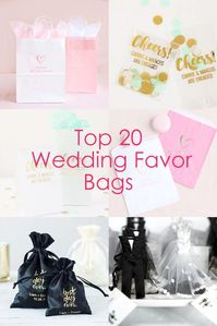 Find the best bags for your wedding favors! From personalized gift bags to paper treat bags. Perfect for a destination wedding #beach #wedding #destinationweddingdivas
