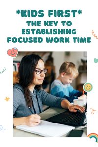 Working from home with kids can be hard! But there are ways to make it easier and help you get some quiet, focused time to work on your career.