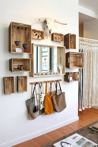 71 ideias para reutilizar caixotes de madeira na decoração
