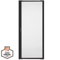 Andersen 36 in. W x 80 in. H LuminAire Black Universal Aluminum Retractable Screen Door 93200 - The Home Depot