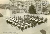 Morning exercises Regina school us in Cairo in 1932