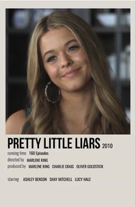 minimal polaroid series poster for pretty little liars