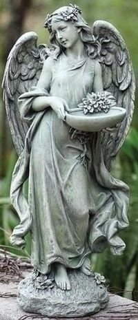 Angel Bird Bath Or Bird Feeder For Garden Or Patio