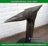 Ask for price with ID0875 on anvilsandtoolsforsale@gmail.com All pictures of all anvils on our website anvil for sale, anvils, blacksmith, blacksmiths, blacksmithing, antique tools, tool collector, swage block, stake, cone, cutler, french pig, amboss, incudine, schmied, forgeron, forge, enclume, forged, blacksmith tools, old tools, vintage tools, handtools, iron work, vise, stake, coutellier, chamouton, hulot harmel, collection, outil ancien, outils anciens, bigorne, art populaire, enclume