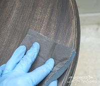Black Wash Wood Furniture | SideTable Restyle - Salvaged Inspirations