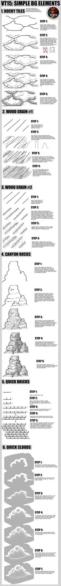 Here's a quick tutorial on simple background textures for those of you who like to draw backgrounds. You can check out my other tutorials: VERTICAL TUTORIALS! fav.me/d2t74ng Background Perspective ...
