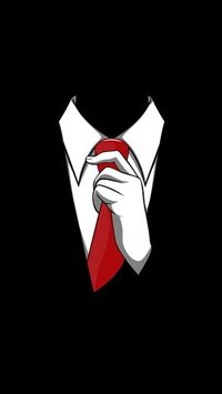 Red tie - Tap to see more creative wallpaper! - @mobile9