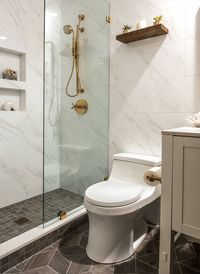 Modern Farmhouse Bathroom Remodel - Farmhouse - Bathroom - Los Angeles - by Amalia Gal Interior Design | Houzz