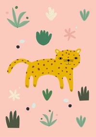 LEOPARD ART PRINT