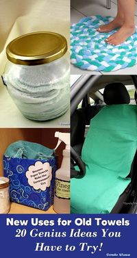 20 of the best new ways to reuse, repurpose and recycle old towels