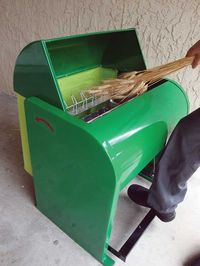 "Homestead Tools Spotlight: Grain Thresher and Cider Press" Thresh wheat efficiently and make some fresh apple cider with the new Sylvan grain thresher and Avalon cider press. Better threshing is afoot! Learn more in this article from MOTHER EARTH NEWS magazine.