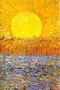 Vincent van Gogh - Le Soleil In this eternal winter, this is the next best thing #arte