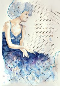 Jane Beata | #janebeata #artist #watercolorart #watercolor #watercolorportraiture