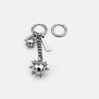 TRI-CHARM MORNING STAR EARRING | RARE-ROMANCE