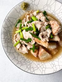 【からだケアレシピ】ほっこり秋おかず!「揚げ長芋のねぎ豚あんかけ」 | おうちごはん