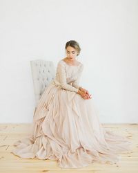 Romantique soie batiste et dentelle doublure robe de par CathyTelle