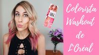 Probamos Colorista Washout de L'Oréal para hacer el pelo rosa pastel en puntas. En este vídeo os enseño cómo hacer el rosa pastel en casa paso a paso.