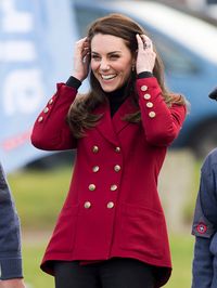 The Duchess Of Cambridge Visits The RAF Air Cadets At RAF Wittering
