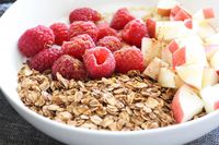 SIMPLE HEALTHY TOASTED OATS GRANOLA An easy healthy toasted oats cereal to have as granola with yogurt and fruit I love a quick breakfast, especially when it's mostly pre-prepped already. So this toasted oats cereal is perfect for me - it's a somewhere in between a cereal and granola, but it's just a very simple…