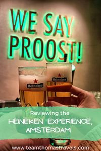 A review of our visit to the Heineken Experience, Amsterdam, one of the most popular attractions in Amsterdam! What to do in Amsterdam. Heineken Experience review. Visit Amsterdam. Top Amsterdam. Amsterdam holiday ideas. #visitamsterdam