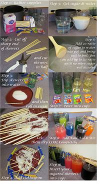 Party Crafting: How-to & How-not-to Make Rock Candy