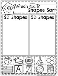 Shapes Worksheets - Planning Playtime