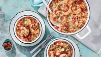 Shrimp Perloo | Stovetop success, every time. Although Dutch ovens are useful all year long, we tend to use them more during the cooler months. Once fall and winter arrive, comforting dinners often consist of soups and stews that have been slowly simmering on the stovetop. But with easy Dutch oven recipes like Chicken Bog (if you haven’t heard of it, now’s the time to try it), One-Pot Pasta, and classic pot roast, the Dutch oven can do more than soups and stews.