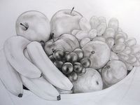 25 Best Fruit bowl drawing ideas