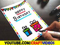 16 BIRTHDAY CARD IDEAS | birthday card drawing, birthday cards ...