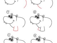 56 Best Drawing Cartoon Animals ideas | easy drawings, drawing ...