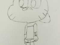 Gambol Draw Mydrawing Cartoo Cartoonnetwork Paint Painting غامبول كرتون رسمتي رسم شخصي Disney Character Drawings Character Drawing Cartoon Clip Art