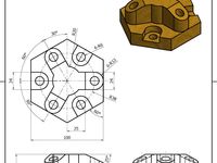 29 AutoCAD Practice Drawings ideas | autocad, isometric drawing ...