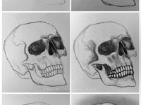 37 Best Easy skull drawings ideas | skull, skulls drawing, skull art ...