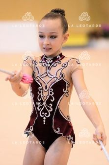 Купальник Для Художественной Гимнастики С Юбкой Сзади Купальник Для Художественной Гимнастики С Юбкой Сзади