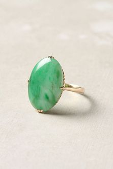 Anillo De Jade Azul Grande Nasiya 13x18mm Gema Plata 925 De Anillo De Jade Azul Grande Nasiya 13x18mm Gema Plata 925 De