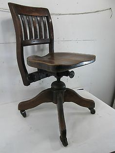 90 Best Vintage Office Chair Images On Pinterest Desk Vintage Adjule Wooden Office Chair Antique