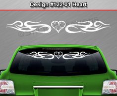 Design #122 4X4 OFF ROAD Windshield Decal Back Window Sticker Tribal Swirl Truck