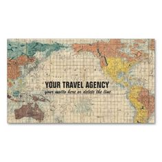 Travel Agent Business Card A Road Home Traveling Away Pinterest Vintage Anese Map Of The World Business Card Template This Great Design Is Available For Customization All Text Style Colors