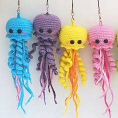 feliz medusa amigurumi crochet patrón gratis