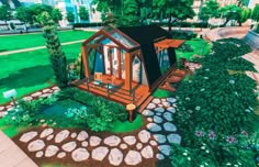 My latest build: A-Frame Eco Tiny Home (no CC) just uploaded to the gallery! Origin ID: goldplumbob