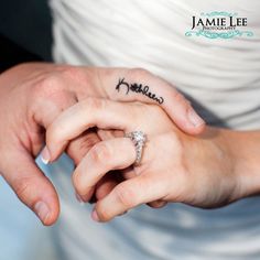 My Husband S Name Tattooed On Wedding Finger Tattoos Wedding Ring Tattoo Name Tattooed Onto Finger