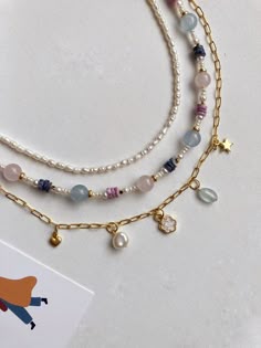 Tiger eye necklace natural stones gold filled baroque stones chips woman Gold-Filled woman chain 14 k jewel gift woman France