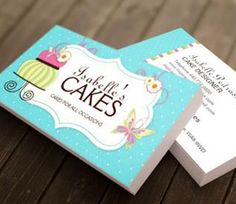 238 Best Bakery Images On Pinterest Cake Business Card Whimsical Bakery Business Card
