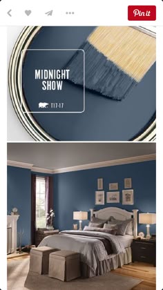 New Year S Inspiration Midnight In The Tropics Blue Rooms Room Paint Colors For Home Bedroom Decor