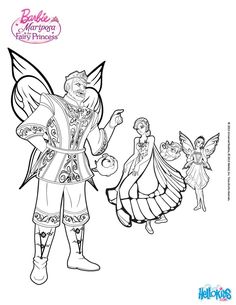 Mariposas Large Wings Appear Clumsy To The Crystal Fairies More Barbie Mariposa Coloring Sheets On